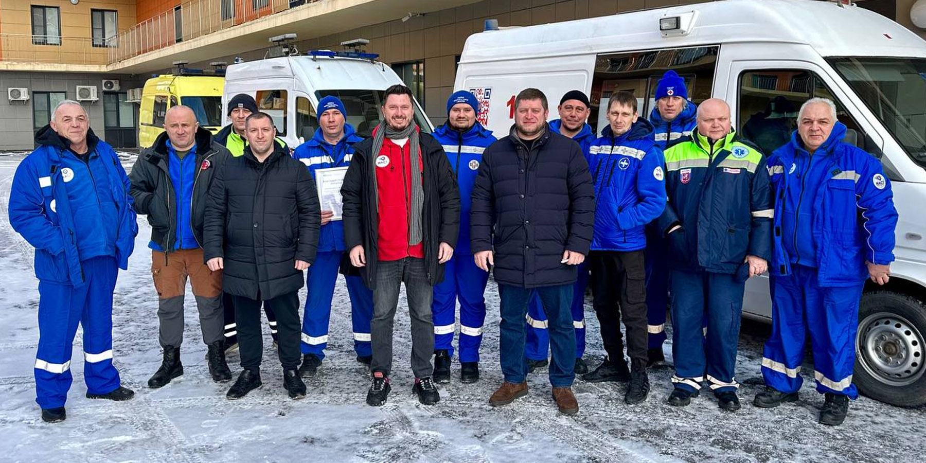 Поздравление водителей МАСТ в Курске